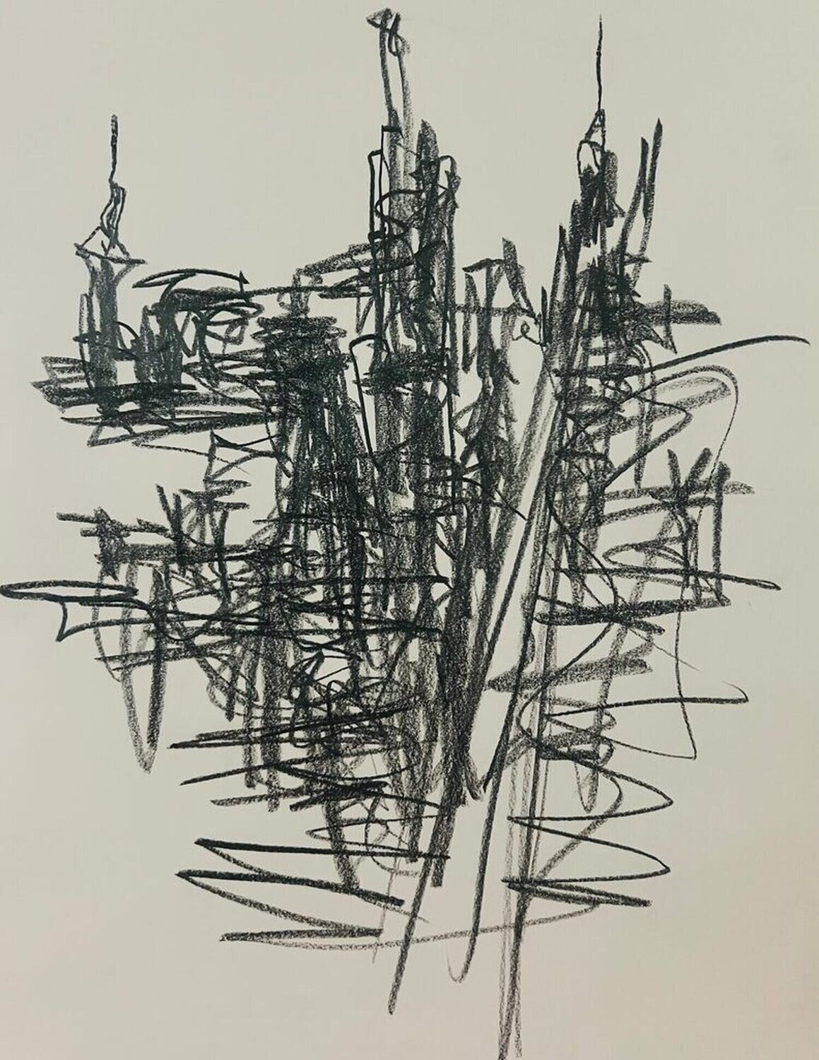 Observations From the 31 Floor W 67 Street Yann Toma Werk auf Papier zu verkaufen
