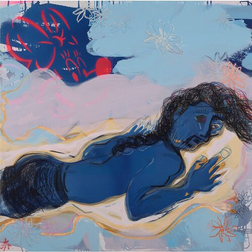 Spirit of Celluloid Watching de Eileen O'Kane Kornreich, Pintura a la venta en Singulart