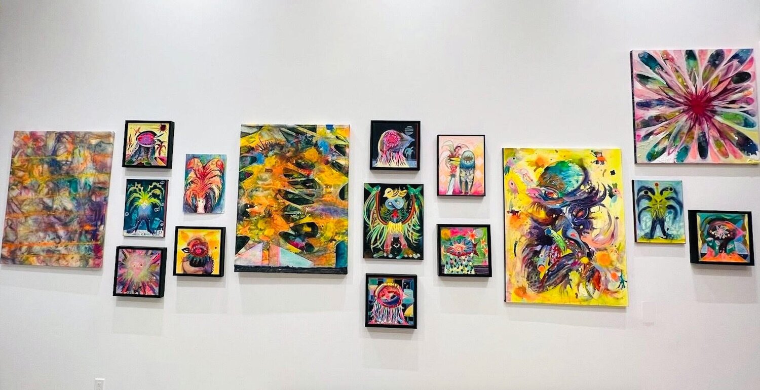 Installation of Recent Works  WOOZY