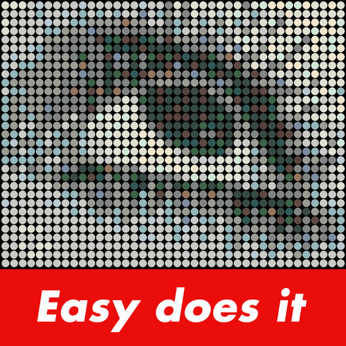 Expressive Eye Painting - Easy does it - by Dimitri Likissas von Dimitri Likissas, Malerei kaufen auf Singulart