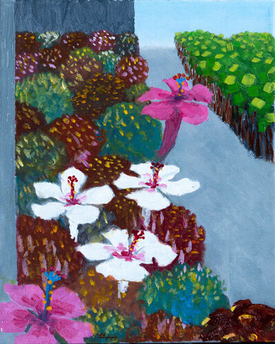"Hibiscus 2" von Wes Archer, Malerei kaufen auf Singulart