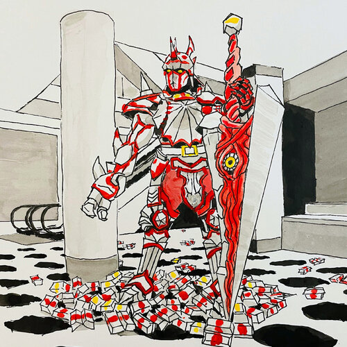 "Cosmic Food Court" von Wes Archer, Werk auf Papier kaufen auf Singulart