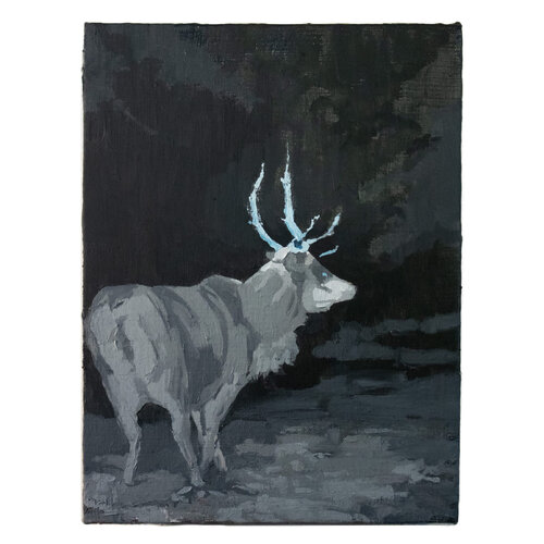 "Warning" by Evan Pardue, Painting for Sale on Singulart