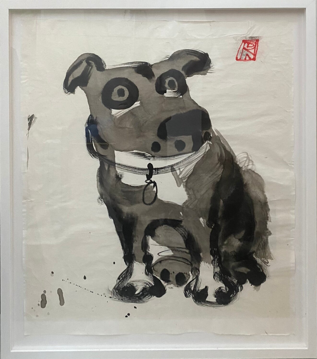 and Another Black Dog this ones female Tammy Smith Werk auf Papier zu verkaufen