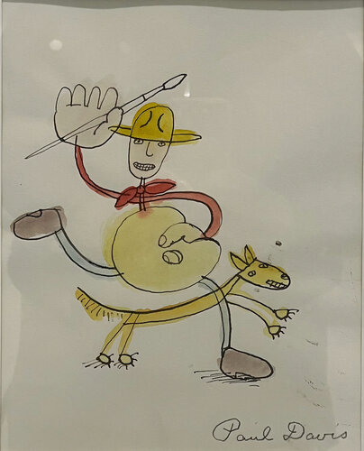 Cowboy par Paul Davis, Œuvre sur papier en vente sur Singulart