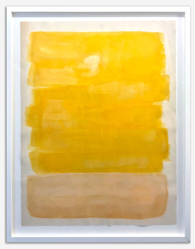 Yellow on Yellow van David Slivka, Werk op papier te koop op Singulart