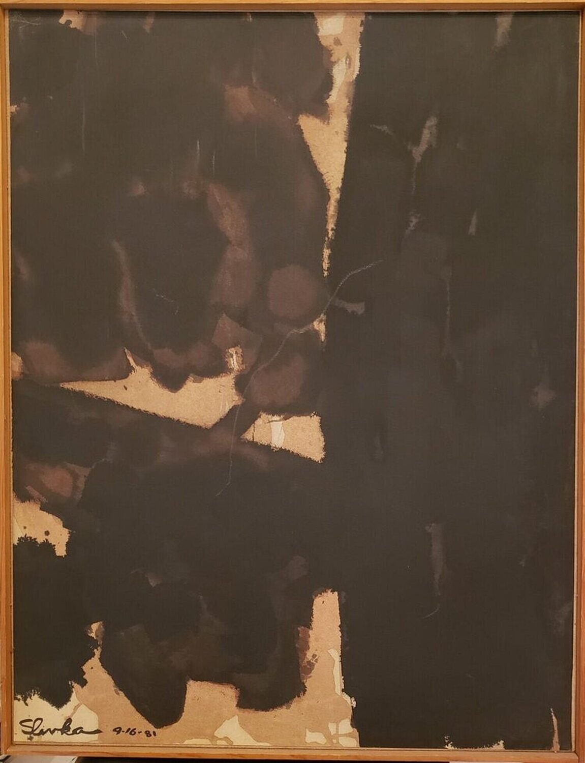 Untitled David Slivka Dipinto originale in vendita