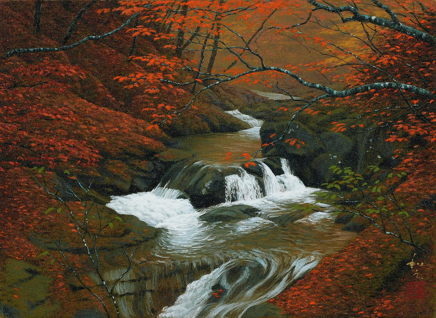 Late Fall Kazuyuki Futagawa Original painting for sale