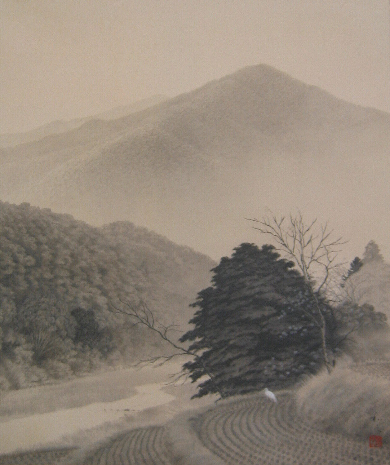 Vicinity of a Mountain Kazuyuki Futagawa Origineel schilderij te koop