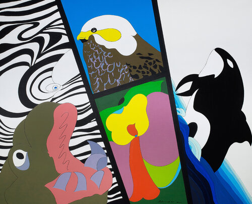 Earth Symbiotic Friends by Gō Yayanagi, Painting for Sale on Singulart