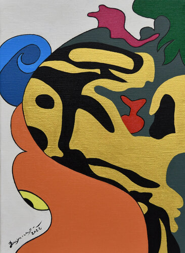 Here we go! by Gō Yayanagi, Painting for Sale on Singulart