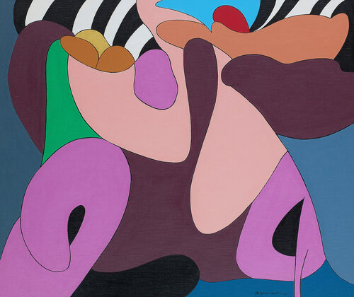 Color is the Flower of the Heart by Gō Yayanagi, Painting for Sale on Singulart