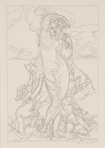Hetaira, Rising from the Sea de Azuki Furuya, Obra en papel a la venta en Singulart