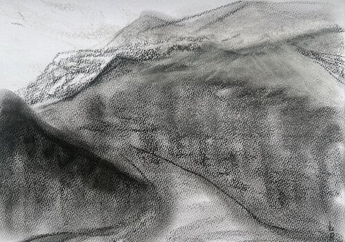 CHAMONIX #14 van Liliia Postil, Tekening te koop op Singulart