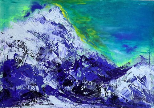 Alpine awakening van Liliia Postil, Schilderij te koop op Singulart