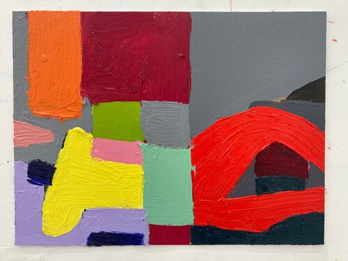 Angles and Curves No 3 van Fraser Taylor, Schilderij te koop op Singulart