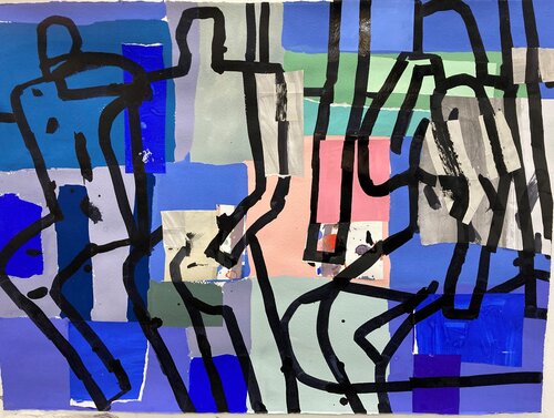 Figure Forms No 2 di Fraser Taylor, Altri media in vendita su Singulart