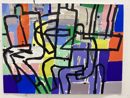 Figure Forms No 10 by Fraser Taylor, 기타 매체 for Sale on Singulart