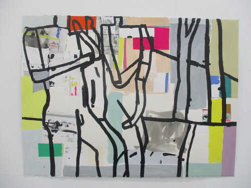 Figure Ground No 6 par Fraser Taylor, Œuvre sur papier en vente sur Singulart
