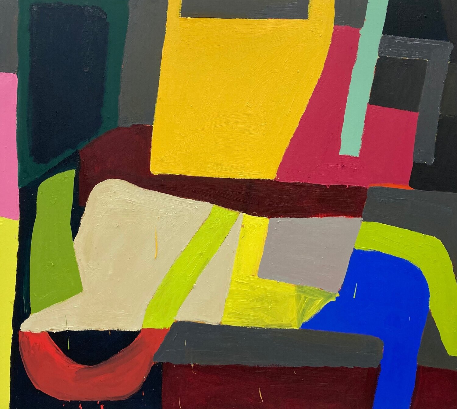 Reclining Geometric Figure Fraser Taylor