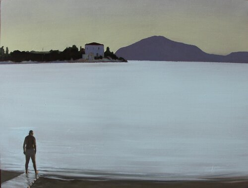 Scenes from a life - silver sea van Thomas Watson, Schilderij te koop op Singulart