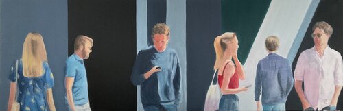 Walk on by 2 par Gro Thorsen, Peinture en vente sur Singulart