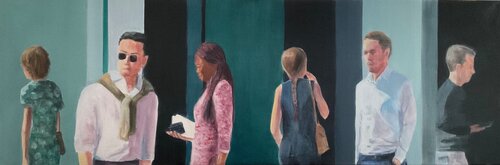 Walk on by 1 par Gro Thorsen, Peinture en vente sur Singulart