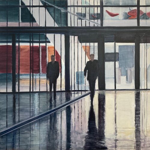 Night Rain 2 par Gro Thorsen, Peinture en vente sur Singulart