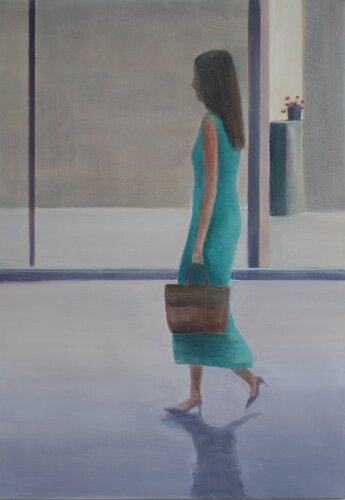 Passer by 3 par Gro Thorsen, Peinture en vente sur Singulart