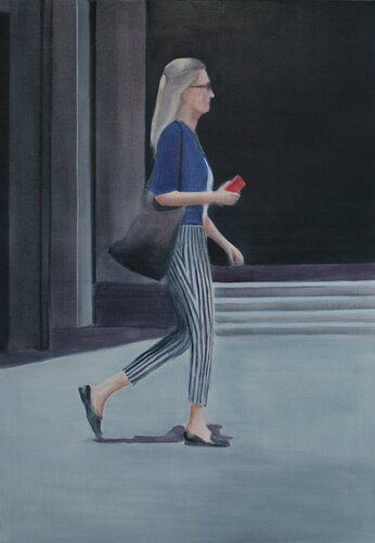 Passer by 4 par Gro Thorsen, Peinture en vente sur Singulart