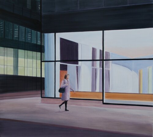 Walk on by par Gro Thorsen, Peinture en vente sur Singulart