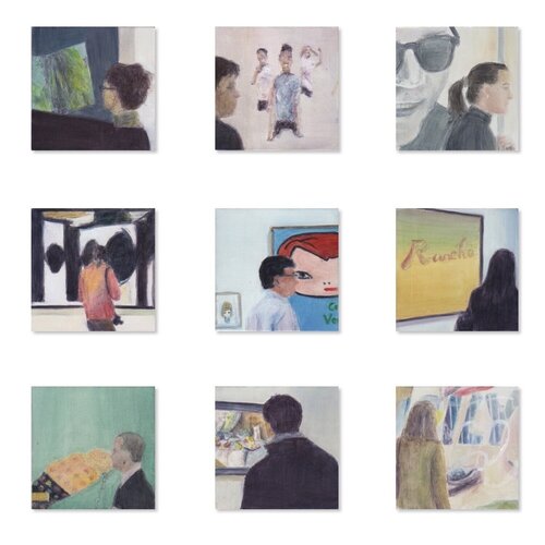 Gallery Studies, detail from a series of 24 par Gro Thorsen, Peinture en vente sur Singulart