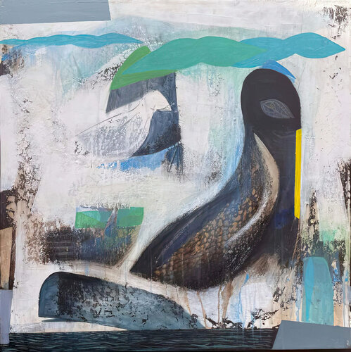 Pelicanos van Paco León, Schilderij te koop op Singulart