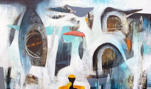 Cuestion de grises van Paco León, Schilderij te koop op Singulart