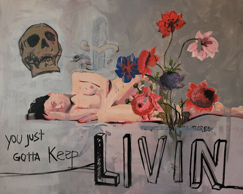 Keep living di Felipe Achondo, Pittura in vendita su Singulart
