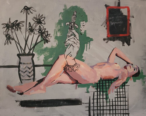 Yo no se si tu silencio me está hablando di Felipe Achondo, Pittura in vendita su Singulart