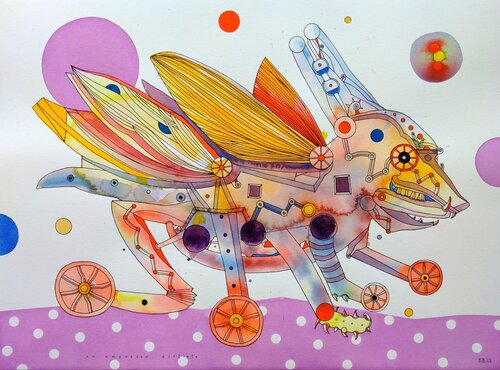 Un amanecer distinto von Oscar Barra, Malerei kaufen auf Singulart