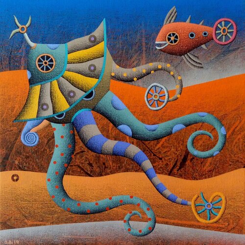 Profundidad van Oscar Barra, Schilderij te koop op Singulart