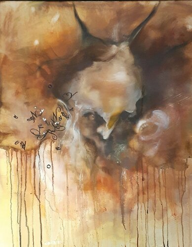American Trauma by Axelle Kieffer, Painting for Sale on Singulart