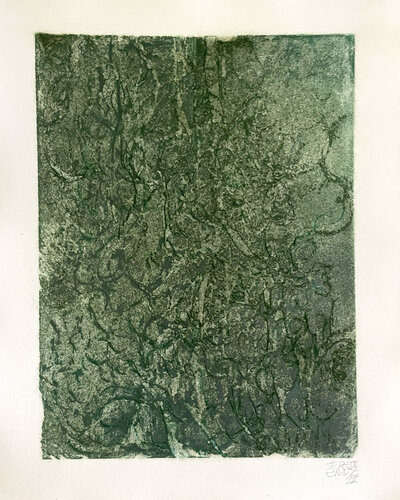 Green Nro 001 by Teresa Cruz Elton, Work on Paper for Sale on Singulart