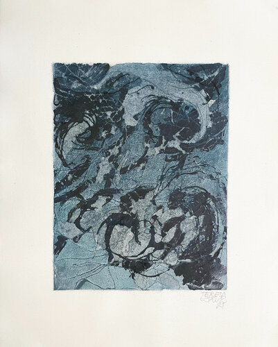 Blue Nro 003 von Teresa Cruz Elton, Werk auf Papier kaufen auf Singulart