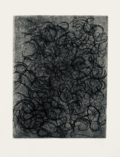 Deep Black Nro 001 by Teresa Cruz Elton, Work on Paper for Sale on Singulart
