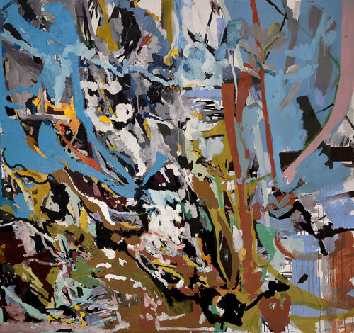 Number 001 van Ignacio Valdez, Schilderij te koop op Singulart