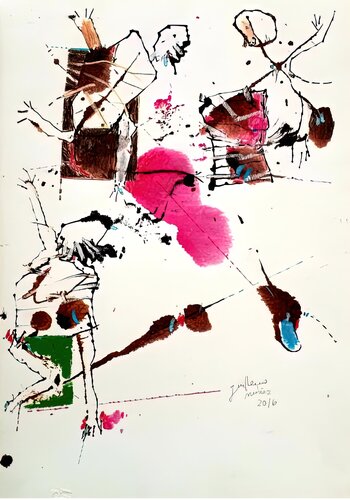Sin titulo Nro 17 by Guillermo Núñez, Work on Paper for Sale on Singulart