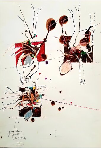 Sin titulo Nro 19 by Guillermo Núñez, Work on Paper for Sale on Singulart