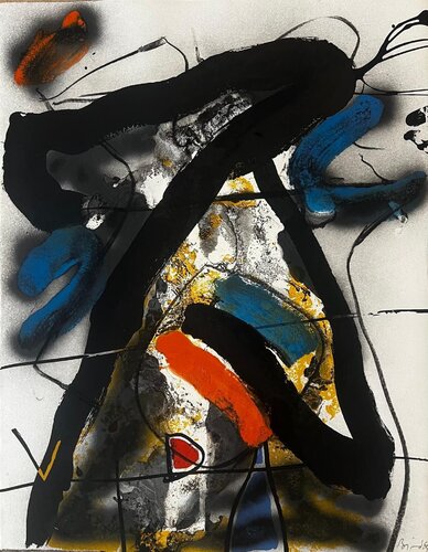 HOMMAGE MIRO 5 de Jim Bird, Otros medios a la venta en Singulart