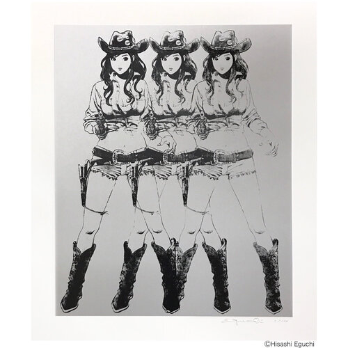 Cowgirls di Hisashi Eguchi, Stampa in vendita su Singulart