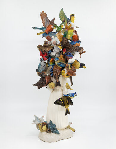 Biblical Angel (Saint of Birds) par Debra Broz, Sculpture en vente sur Singulart