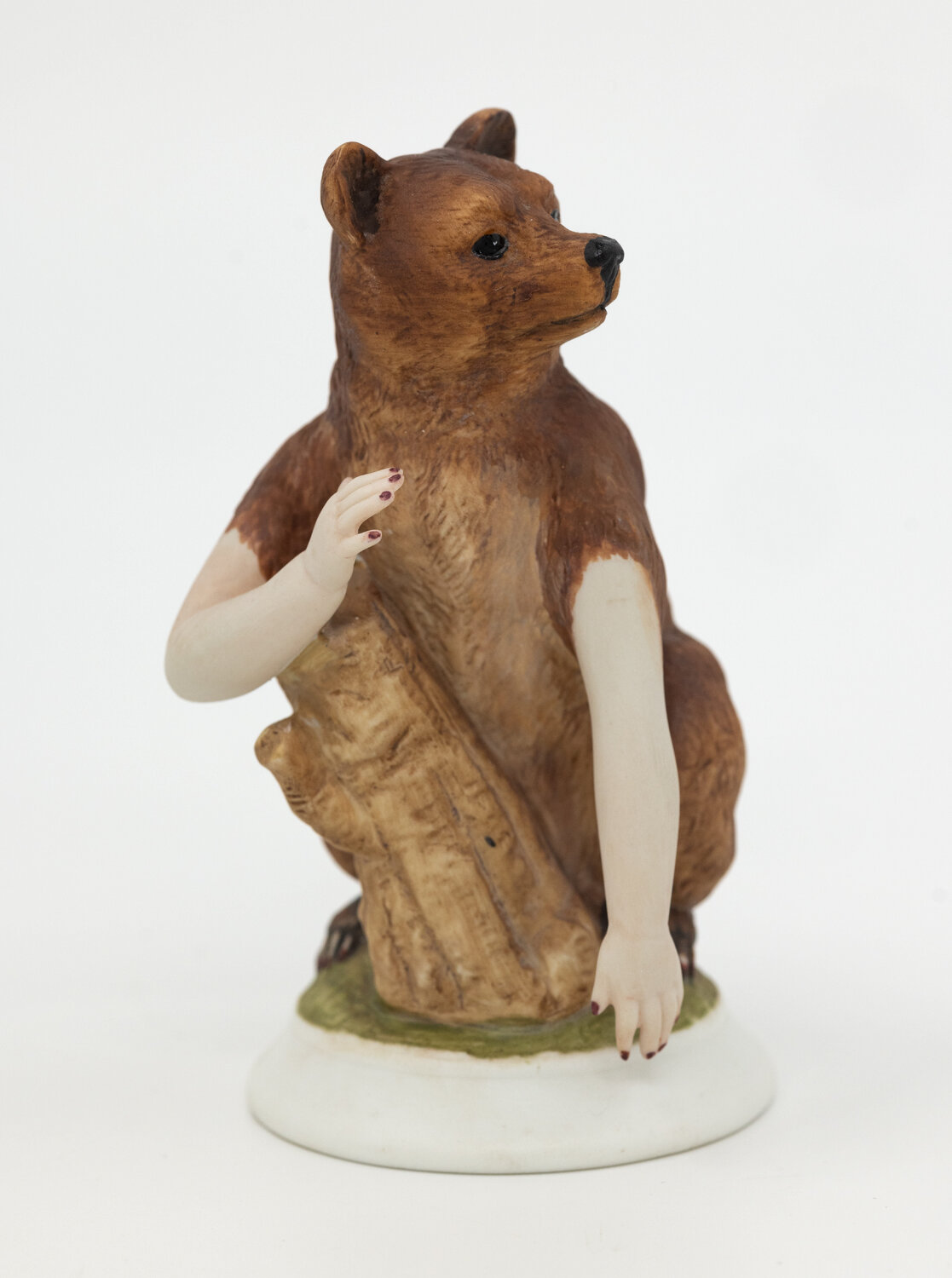 Slightly Human: Bear Debra Broz Sculpture à vendre