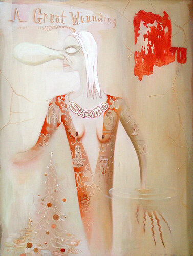 A Great Wounding and some other deeply creepy shit by Georganne Deen, 絵画 for Sale on Singulart